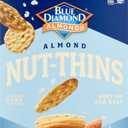 Blue Diamond Almonds Nut-Thins Gluten Free Cracker Crisps, Hint Of Sea Salt, Family Size, Sea Salt, 7.7 oz (Pack of 1) (EXP 02/01/26)