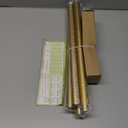 HEI! DEAR Gold Curtain Rods 72 to 144 Inch(6-12FT),1 Inch Long Curtain Rod, Adjustable Heavy Duty Curtain Rods, Modern Decorative Drapery Rods, Telescoping Window Single Curtains Rods 36-150",Brass Gold