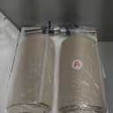 OYEARS 23.75" Bedside Table Lamps Set of 2 for Sleeping and Reading, Vintage Farmhouse Rattan Table Lamp Antique White Resin Lamp for Decoration, Office Living Room Bedside Table