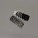 Door Stop Alarm, Door Stopper with 120DB Security Alarm, Floor Wedge Doorstop for Travel Apartment Home House (Pack of 2) (Black)