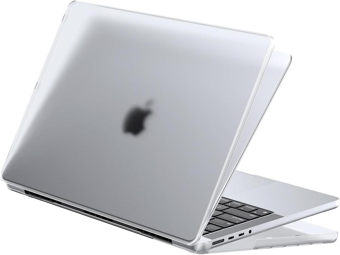 for MacBook Pro 14 inch Case 2024-2021 M4 M3 M2 M1 Pro/Max [Same as Bare-MacBook] Clear Matte Cover Protective Hard Shell Laptop - Frosted Clear