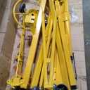 Drywall Lift, 150lb Drywall Lift Jack with Wheels - 11FT Adjustable Steel Sheetrock Hoist for Ceiling & Wall Installation - Heavy Duty Panel Lifter for Pros & Homeowners