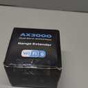 2026 AX3000 WiFi 6 Range Extender, WiFi Extender Signal Booster with Gigabit Ethernet Port, Dual Band (2.4G&5.8G) WiFi Repeater Cover up to 13888sp.ft, Faster Speed and Wider Cover, Quick Setup (Black)