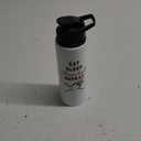 Baseball Water Bottle 32 Oz - Insulated Stainless Steel Sport Bottles with Lid - Baseball Gift for Men Players Fan Coach