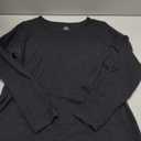 Amazon Essentials Women's Regular-Fit Long-Sleeve Crewneck T-Shirt, (Medium, Black)
