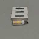 E11 Led Bulbs Dimmable No-Flicker, JDE11 120V 50W Halogen Candelabra Bulb Equivalent,T3 T4 Mini Base 2700K Warm White 5W 500lm E11 Bulb for Chandeliers, Ceiling Fan, Table Lamps, Cabinet Lighting,4Pcs