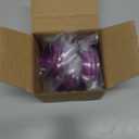 3PCS Air Conditioner Switch Button Knob Cover, Aluminum Alloy Knob Ring Trim Cover, Climate Control Knob Covers, Auto Accessories Compatible with Dodge Challenger Durango 2015-2022 (Purple)