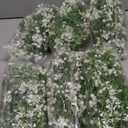 Lyrow 6 Pieces Artificial Baby Breath Flower Vines 5.9ft Faux Hanging Gypsophila Greenery Garland Vines Fake Bulk Baby Breath Garland for Wedding Party Table Home Backdrop Wall Decor (White)