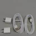(Apple MFi Certified) iPhone charger 10ft,2Pack 10Foot Long Fast Charging Lightning Cord Cable 2Pack USB Wall Charger Travel Plug Adapter Box for iPhone 14/13/12 Mini/11 Pro Max/10/XS/XR/X/8/7/SE,iPad