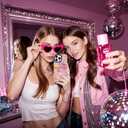 for iPhone 16 Pro Max Case, Disco Party Glam Y2K Design, Military-Grade Drop Protection, Playful Soft Slim TPU Protective Cover with Camera Protection for Women & Girls