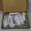 Ravinte 12 Pack 3" Drawer Pulls Brushed Nickel Cabinet Cup Pulls Kitchen Hardware Cabinet Handles Drawer Handles Knobs 3 inch Hole Center