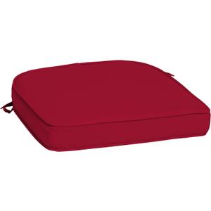 Arden Selections ProFoam Performance Outdoor Seat Cushion 19 x 20, Caliente Red