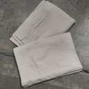 Tan Duvet Cover Queen Size 3 Pieces, Soft & Lightweight Light Taupe Quilt Cover Set - 1 Neutral Duvet Cover with Zipper (90x90) and 2 Pillowcases for Women Men