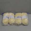 Estako Star-DK Yarn - (4 Skeins Pack) - 75% Acrylic 25% Wool - Soft Lightweight DK #3 - (4 x 3.52 Oz) / (4 x 306 Yrds) - Crochet & Knitting Yarn (30299 - Cream)