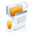Slushie Machine for Home,Frozen Drink and Slushy Maker,240W Fast Make Slushy 5-10 Minutes,No Ice Needed, 6 Preset Programs Slushie Maker with Auto Clean,Frozen Margaritas, Frapps, Milkshake(White)