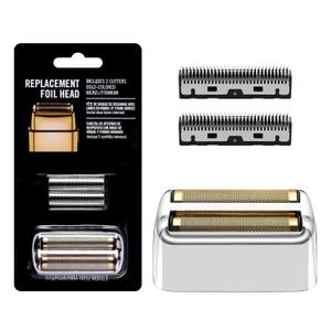 Replacement Foil and Cutters for BaBylissPRO Barberology Double Foil Shaver, Replacement Foil for BaBylissPRO Barberology FXFS2 Shaver, Silver