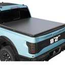 Truck Bed Tonneau Cover Compatible with Ford Super Duty 8.2 ft Long Box, 1999-2025 F250 F-250 F350 F-350, Soft Roll Up Style