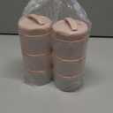 Termichy Stackable Formula Dispenser Portable Milk Powder Container, 2 Pack, Light Pink
