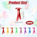 3 x 150pcs Metal Paper Clips for Crafts, 0.31x0.67in Mix-Color Paper Fasteners Round Head Split Pins Smooth Mini Brads for DIY Scrapbooks Cards Photo Walls