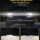 Partsam LED Headlights Assembly DOT Approved with Start Animation DRL Sequential Turn Signal Hi/Low Beam Lights Replacement for OBS Truck Silverado C/K 1500/2500/3500 88-98, 6500K 12V IP67