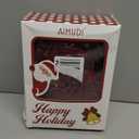 AIMUDI Burgundy Bows for Christmas Tree 5'' Hand Felted Christmas Bows for Gift Wrapping Premade Bow Gift Bows for Presents Crafts Wreaths Fireplaces Winter Holiday Christmas Decorations, 24 PCs