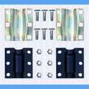 Water Pipe Repair Clamp,OD of The Applicable Pipe is About 1.65 inch,Leak Sealer for Pipes and Plumbing,Length 4.72 inch,Suitable for PE/PPR Pipes,Steel/Iron Pipes