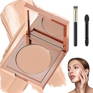 Colored Clay CC Undereye Concealer, Undereye Concealer Circles, Colored Clay CC Undereye Concealer, CC Undereye Concealer (Light skin tone with brush, One size fits all)