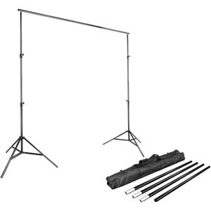 LimoStudio Large & Heavy Duty 10 x 9.8 feet Sturdy Backdrop Stand for Background Screen, Extra Height Large Backdrop Support System with Carry Bag, AGG1112