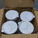 50 oz Plastic Carafe with Lid,4pcs Clear Beverage Milk Drink Container Square Base Clear Water Juice Holder for Mimosa Bar