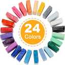 CiaraQ 24 Colors Small Block Polymer Clay Starter kit, Oven Bake Clay, CPSC Conformed Non-Toxic Molding DIY Clay, Great for Kids, Beginners 2 Pack