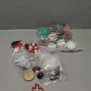 Soulchen 90 Pcs Christmas DIY Craft Clay Kit Christmas Dough Set Creative Snowman Xmas Tree Gingerbread Man Air Dry Modeling Clay Crafts for Indoor Decorations Holiday Party Favor Supplies