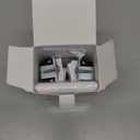 BESTTEN 2 Pack Combination Wall Light Switch and Decor Outlet, Single Pole Rocker Switch, 15A/120V, Decorative Receptacle, 15A/125V, Combo Style, Wallplate Included, Side Wire, UL Listed, White