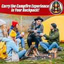 Natural Fire Starters for Grills: Premium Waterproof Quick Firestarters Sticks | Odorless Fire Starter for Campfires | Fireplaces | Wood Stove | BBQ | Smoker | Fire Pit - 72 pcs