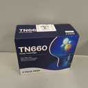 TN660 Toner Cartridge Replacement Compatible for Brother TN 660 TN-660 TN630 High Yield to use with HL-L2380DW HL-L2320D HL-L2340DW DCP-L2540DW MFC-L2700DW MFC-L2720DW Printer (Black, 4 Pack)