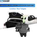 Trunk Latch Actuator Tailgate Rear Door Latch Replacement for Toyota Camry 2007 2008 2009 2010 2011 Replace 931-860, 64600-06010