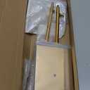 Display Stand Acrylic Jewelry Towers - Stainless Steel Long Necklaces Stand 2-Tier Crystal Tabletop Jewelry Organizer Home Decor for Store Boutique Vendors