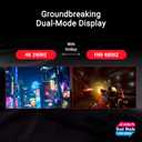 ASUS ROG Strix 32 4K OLED Gaming Monitor (XG32UCWMG) - TrueBlack Glossy, Dual Mode(4K@240Hz, FHD@480Hz), 0.03ms, G-SYNC Compatible, Neo Proximity Sensor, USB-C, HDMI 2.1