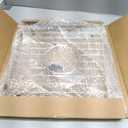 SOFINNI Sink Protectors for Kitchen Sink Bottom with White Coating Grate Insert Grid Sink Bowl Drying Rack Steel Small (10.5" x 12.5")