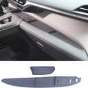 3PCS Center Console Panel Non-Slip Silicone Pad for Sienna Accessories 2021-2025,Central Control Panel Original Car Texture Cover for Sienna LE Limited Platinum SE XLE XSE