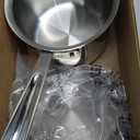 All-Clad D3 3-Ply Stainless Steel Sauce Pan with Lid 2 Quart, Induction, Oven Broiler Safe 600F, Multipurpose, Compatible w/ All Cooktops, For Restaurant or Home Kitchen, Pots & Pans, Cookware, Silver