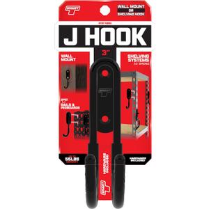 Smart T Garage Storage Wall Hook | 3" U-Hook for Garage Organization, Heavy Duty Organizer Wall Mount or Shelving Hooks