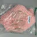 Soft Chenille Toilet Lid Cover 19.5L x 18.5W Machine Washable Toilet Seat Cover Adjustable Rubber Backing Fits Most Round Elongated and Oblong Lids (Light Pink)