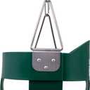 Sunnyglade Toddler High Back Full Bucket Swing Seat Kids Swing Set Accessories with 66 in Coated Chain,2PCS Snap Hooks & 2PCS Hanging Strap Support 660lb (Green)