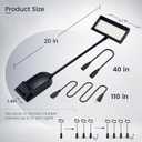Trade Show Display LED Lights, Bright Lighting for Exhibition Booths,2 Pack