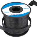 PET Expandable Braided Sleeving 100Ft-1/4 inch Wire Loom, Aibole Braided Cable Sleeve Wire Wrap,Black