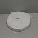 Rohioue Wall Clock Modern 10 Inch Battery Operated Silent Non Ticking Analog Clock Decorative for Bedroom Kitchen Bathroom Office Home Living Room (Silver)