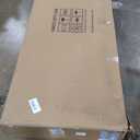 Greaton, Box Spring Bed Base Queen Size, 8-Inch Wood Mattress Foundation  Amish Made in USA  Quiet Noise Free, 2-Pieces Under Mattress-Support BoxSpring, Fully Assembled, White