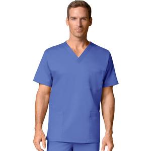 Maevn Uniforms Men's 3 Pocket Stretch Scrub Top, XS