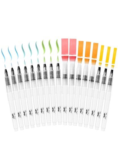 Mr. Pen- Watercolor Brush Pens, 18 Pack, Watercolor Brushes Set, Watercolor Pens for Adults, Water Brush Pen, Water Color Pens, Watercolor Brush Set, Refillable Brush Pen, Water Brushes for Watercolor