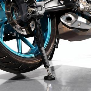 Motorcycle Wheel Lift Stand Trail Stand Front and Rear Easy And Portable For Most Motorcycle Wheels (Black)